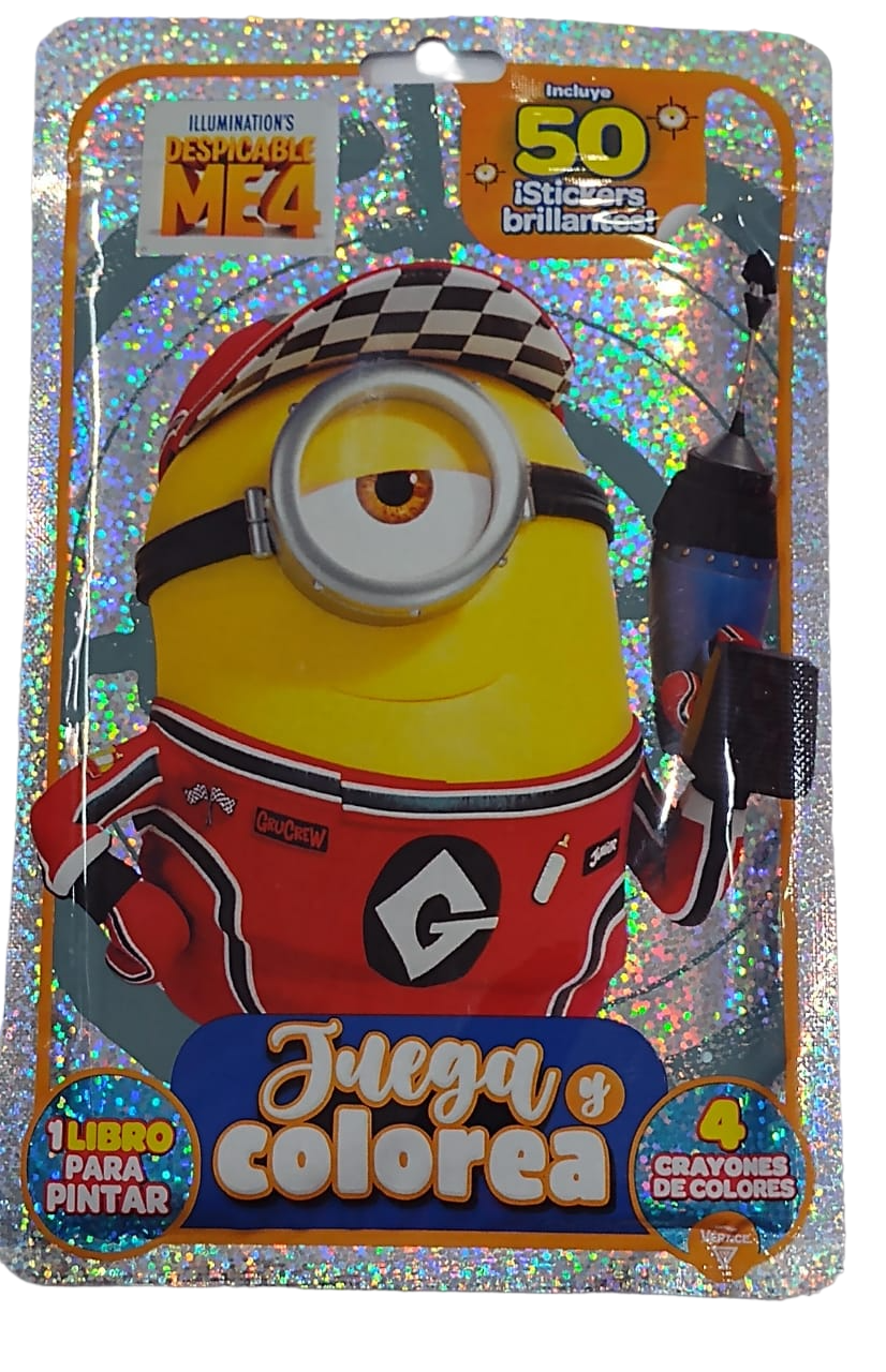 JUEGA Y COLOREA SOBRE CHICO MINIONS