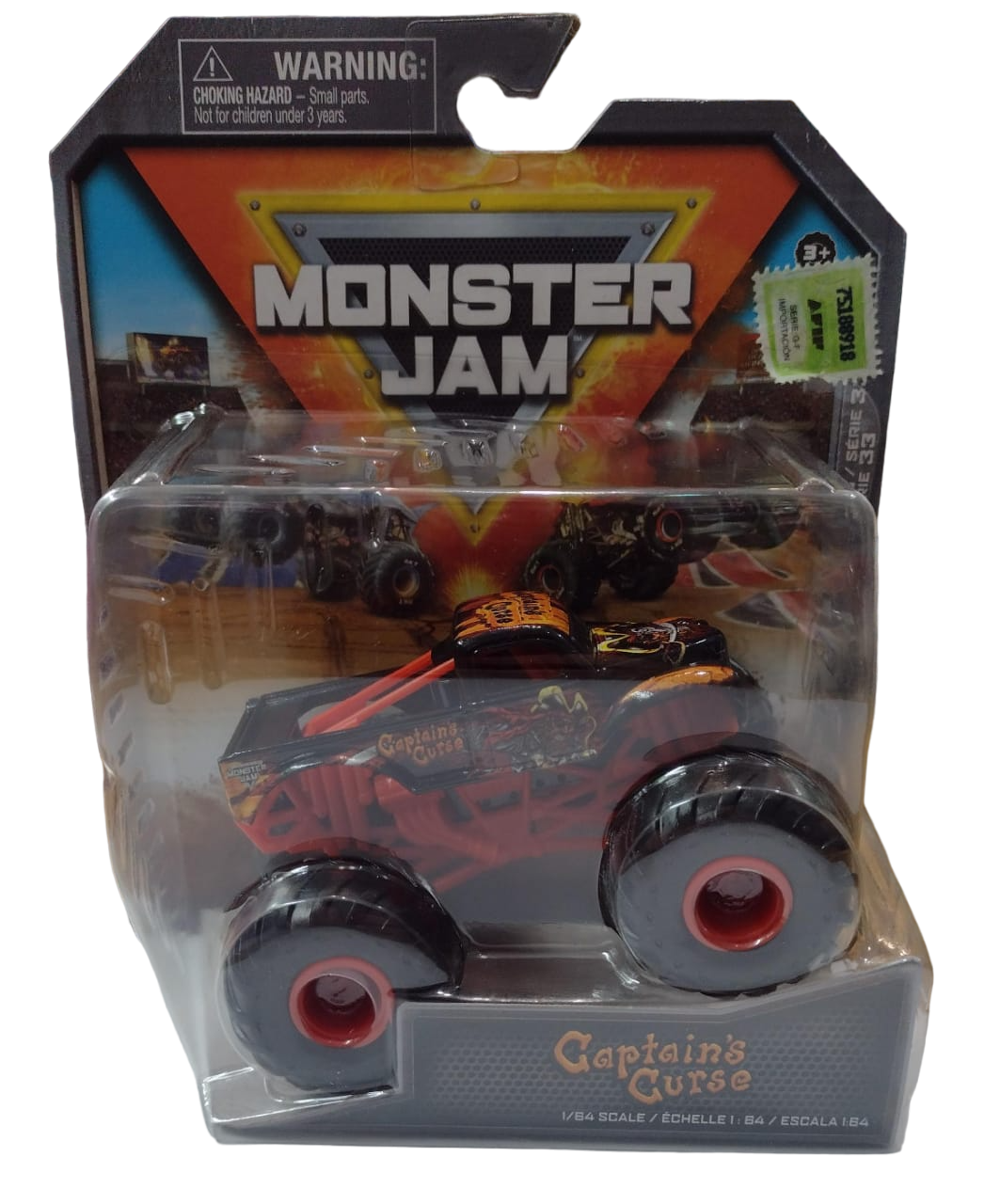 MONSTER JAM X1 ESC. 1:64 CAPTAINS CURSE