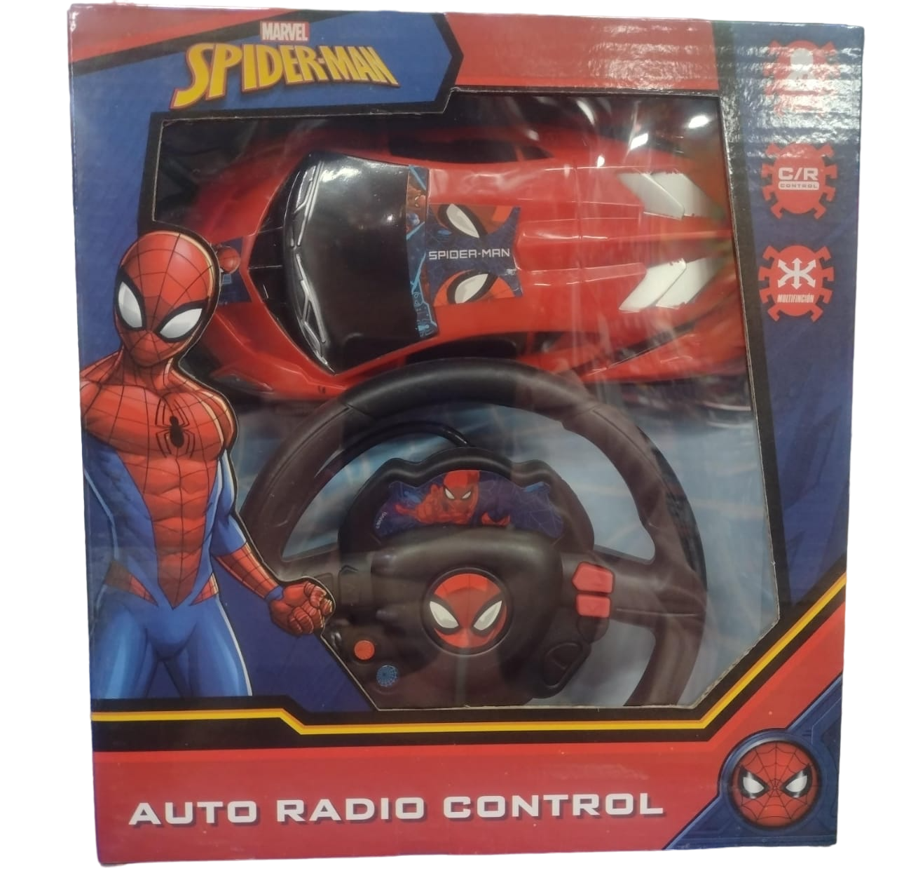 AUTO R/C VOLANTE SPIDERMAN CHICO
