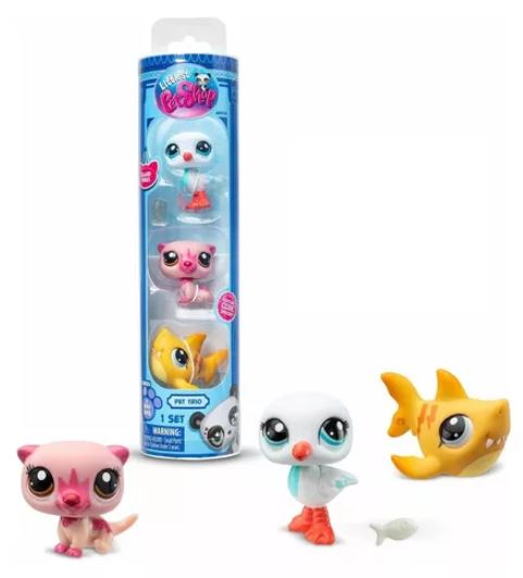 LITTLEST PET SHOP TUBO 3 FIGURAS