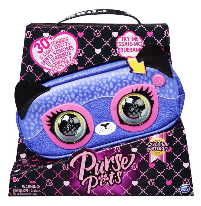 PURSE PETS RIÑONERA + 30 SONIDOS CON LUZ