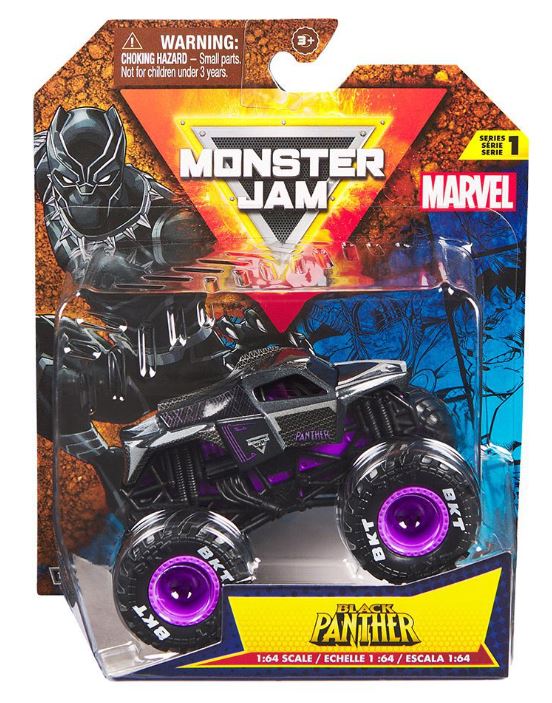 MONSTER JAM 1:64 METAL BLACK PANTHER