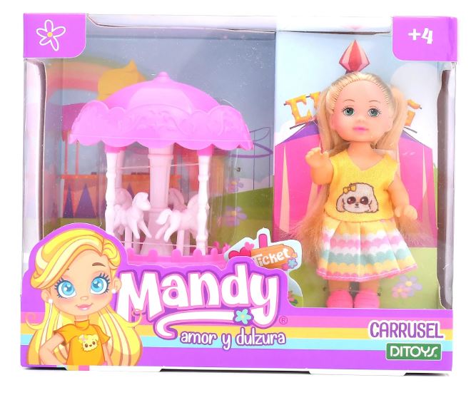 MANDY MUÑECA CON CARRUSEL