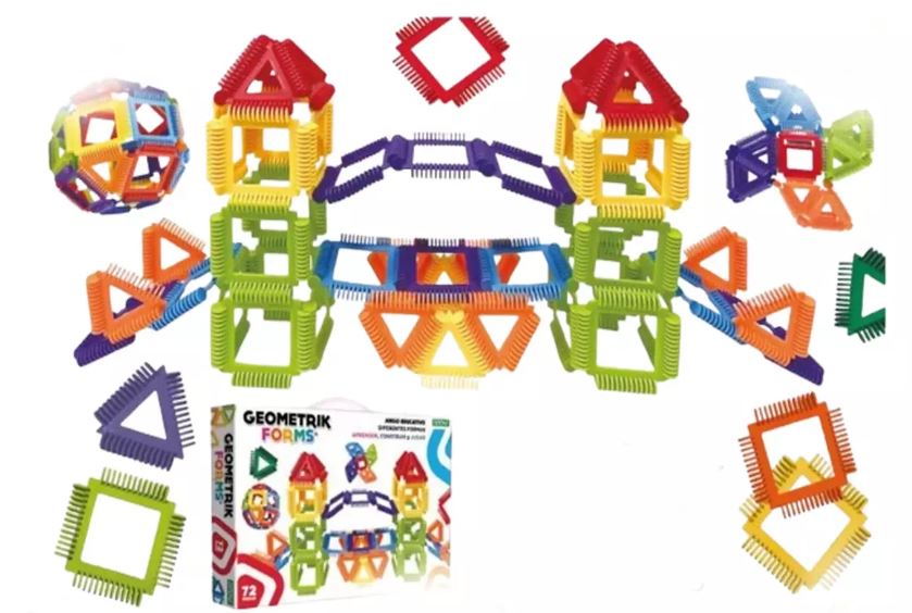 GEOMETRIK FORMS 72 PIEZAS