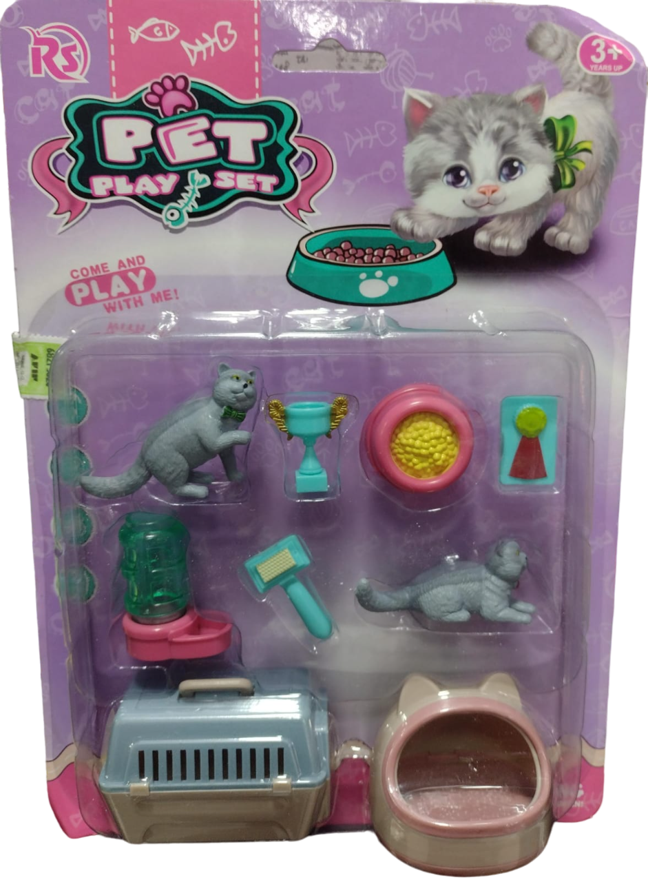 SET GATITOS CON ACCESORIOS EN BLISTER