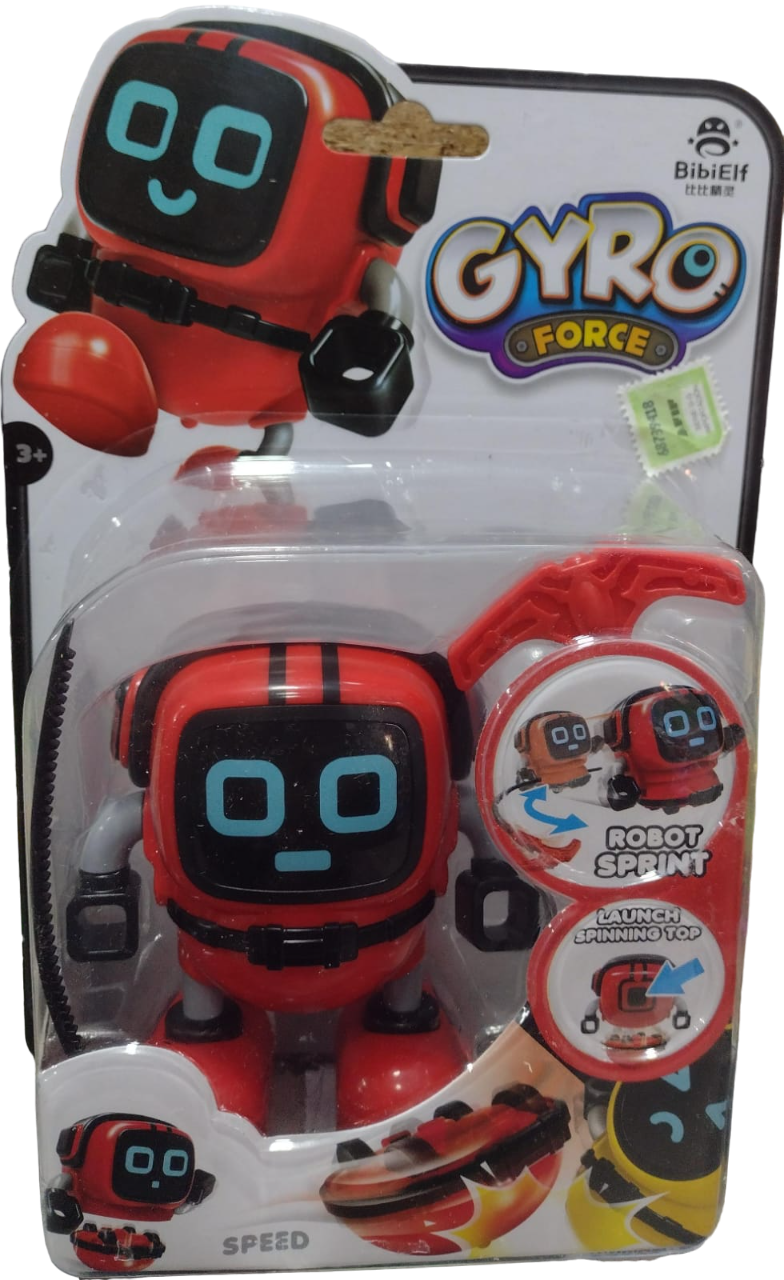 GYRO FORCE TROMPO ROBOT ROJO SPEED