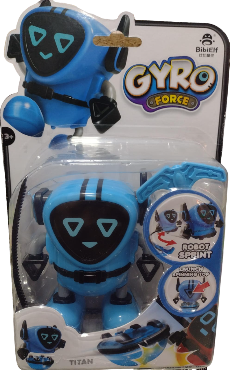 GYRO FORCE TROMPO ROBOT AZUL TITAN