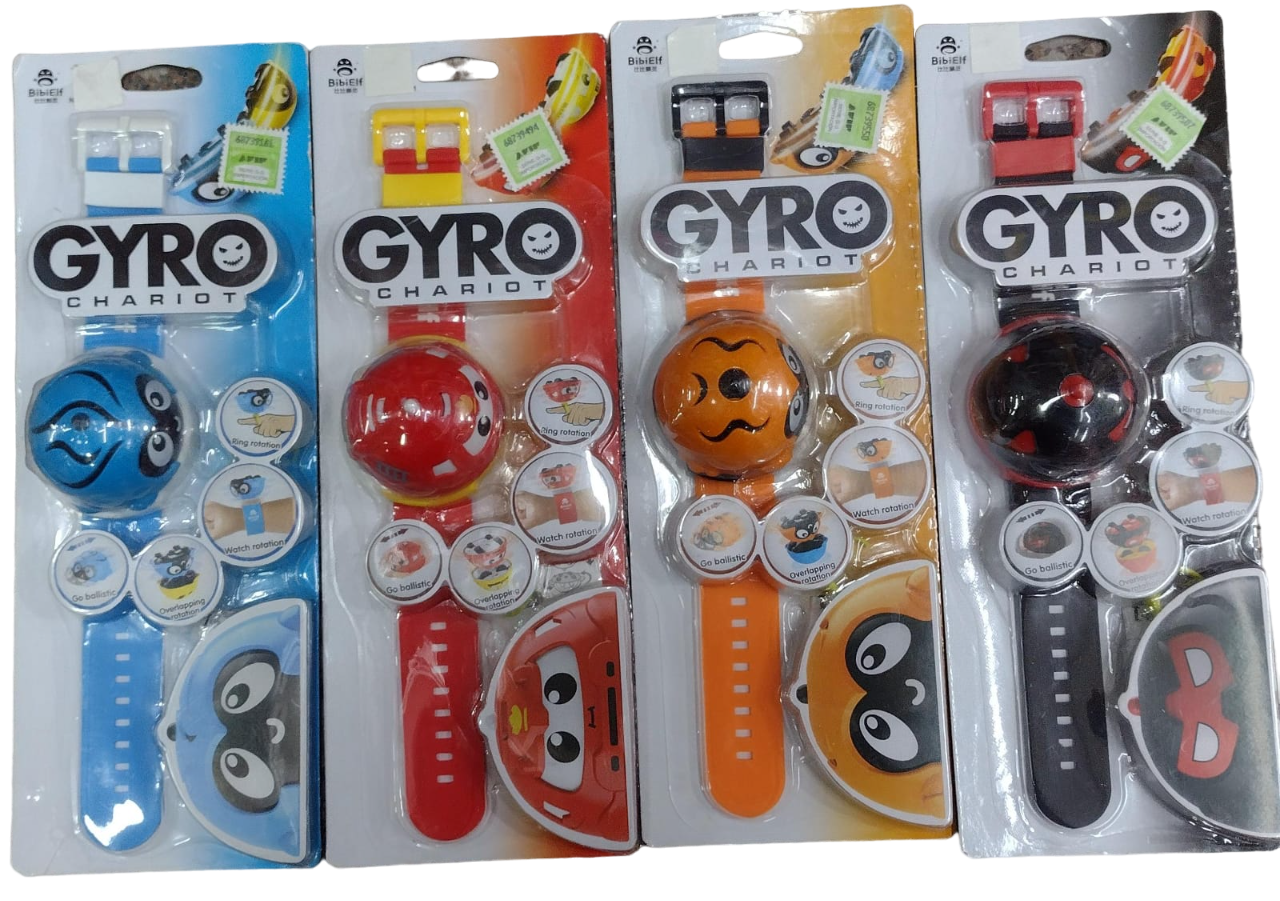 GYRO TROMPO PULSERA EN BLISTER - 8 MODELOS