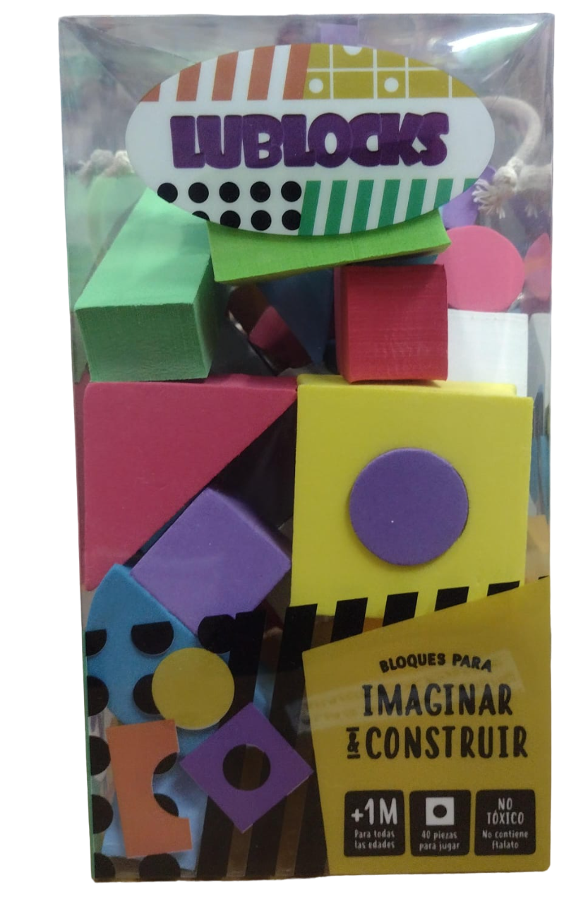 LUBLOCKS BLOQUES 40 PIEZAS EN ESTUCHE