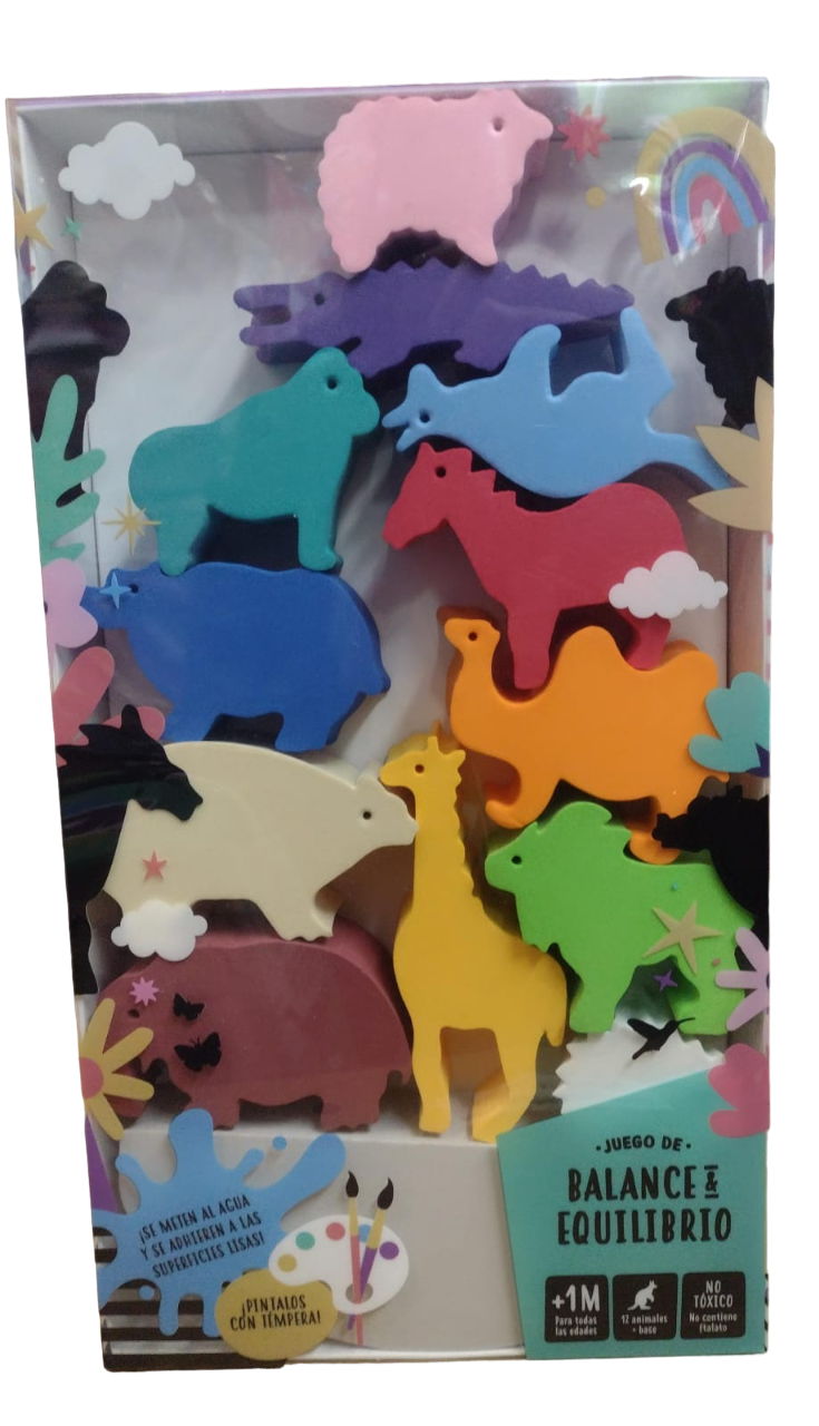 LUBLOCKS ANIMALES BALANCE EQUILIBRIO 13 PIEZAS