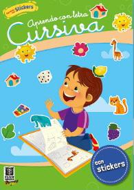 LIBRO CON STICKERS APRENDO CURSIVA