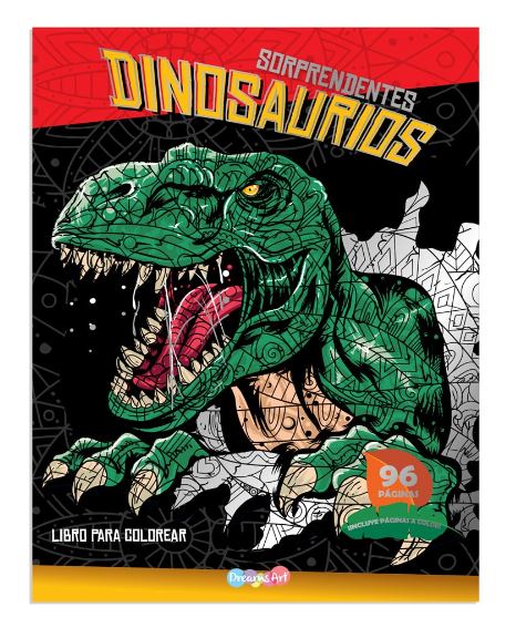 LIBRO MANDALAS DINOSAURIOS SORPRENDENTES