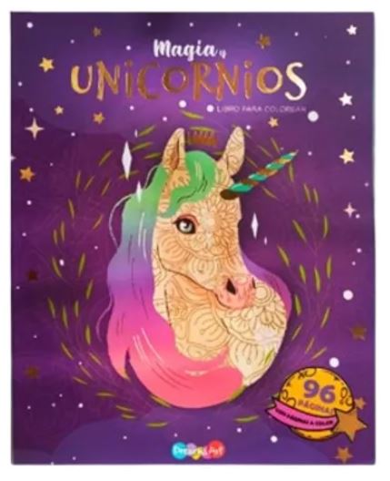 LIBRO MANDALA MAGIA Y UNICORNIOS
