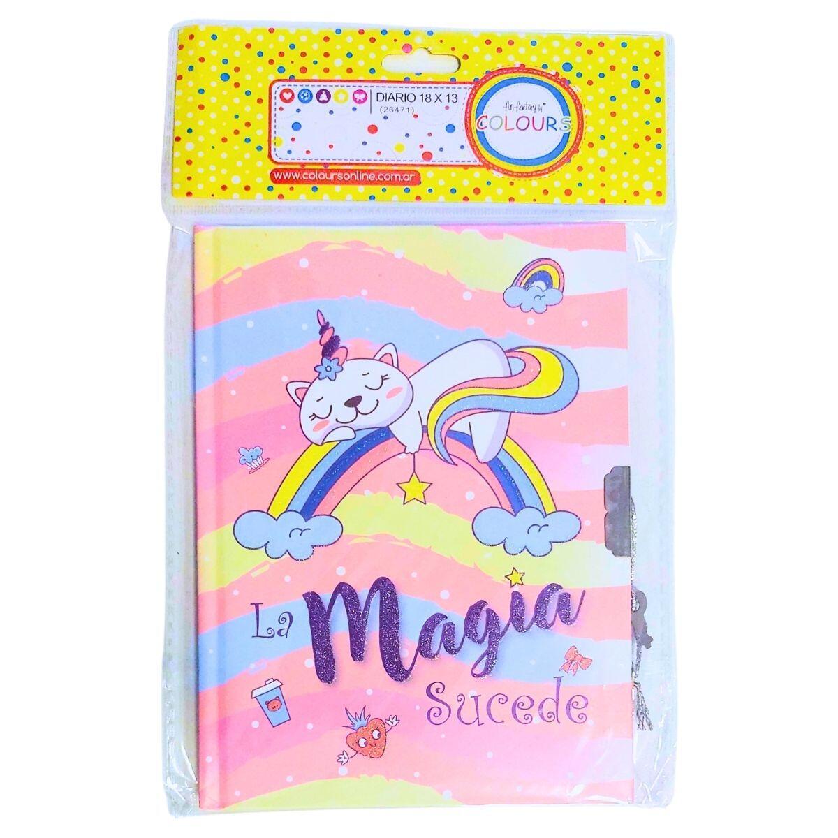 DIARIO 18X13CM LA MAGIA SUCEDE