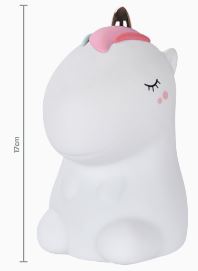 LAMPARA LED SILICONA UNICORNIO