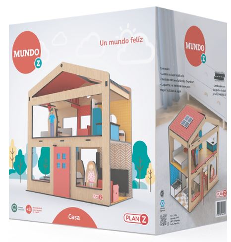 CASA DE MADERA CON MUEBLES
