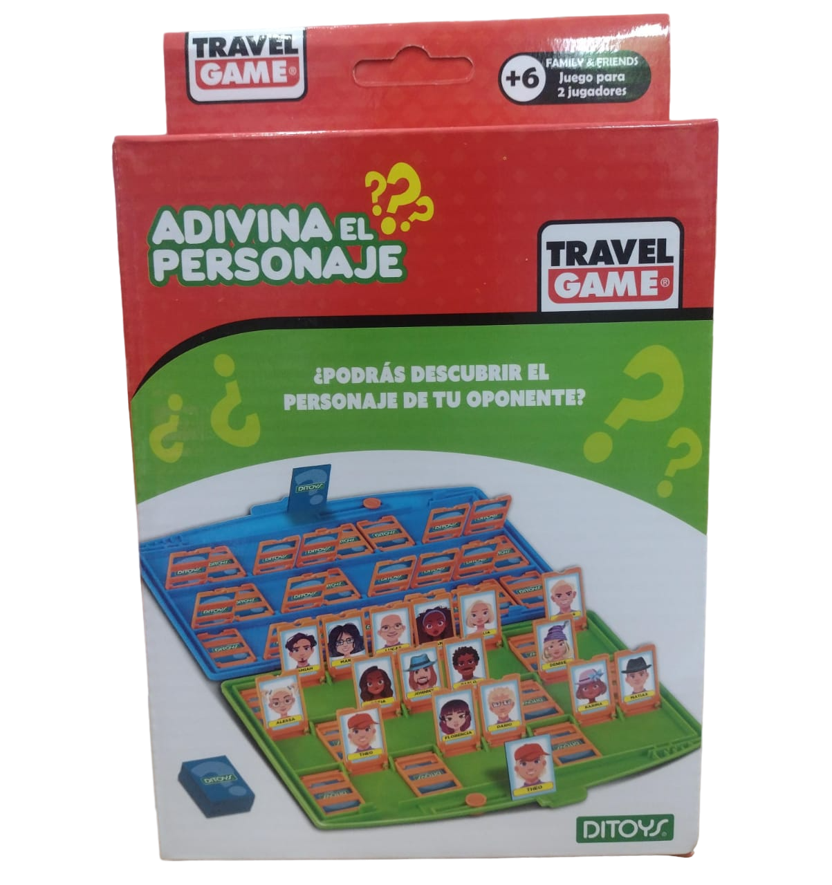 ADIVINA EL PERSONAJE CHICO TRAVEL GAME