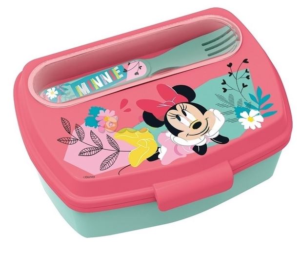 SANDWICHERA CON CUBIERTOS MINNIE