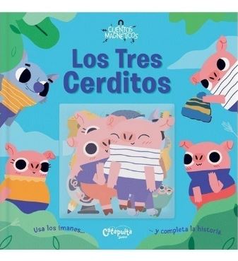 LIBRO CUENTOS MAGNETICOS LOS TRES CERDITOS