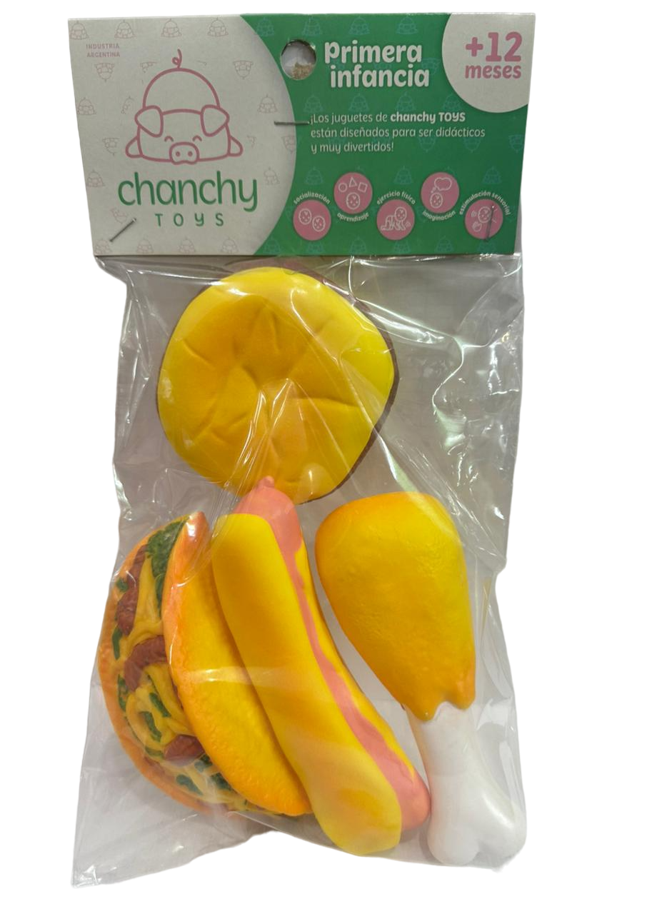 CHIFLE X4 COMIDA SALADA EN BOLSA