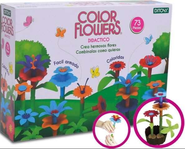 COLOR FLOWERS 73 PIEZAS