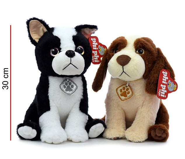 PERRO DE RAZA 28CM 2 MODELOS