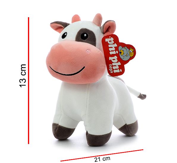 VACA DE PELUCHE 21CM