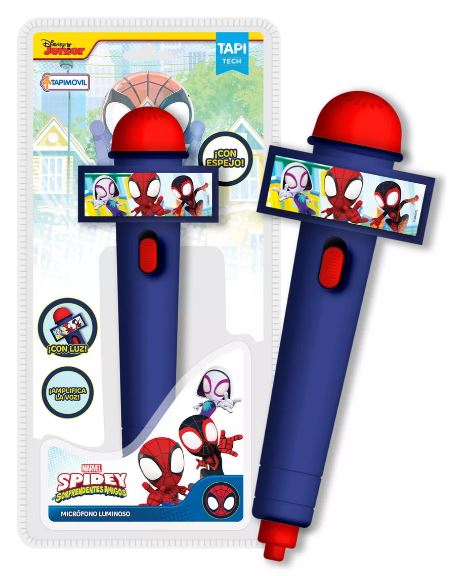 MICROFONO CON LUZ SPIDEY