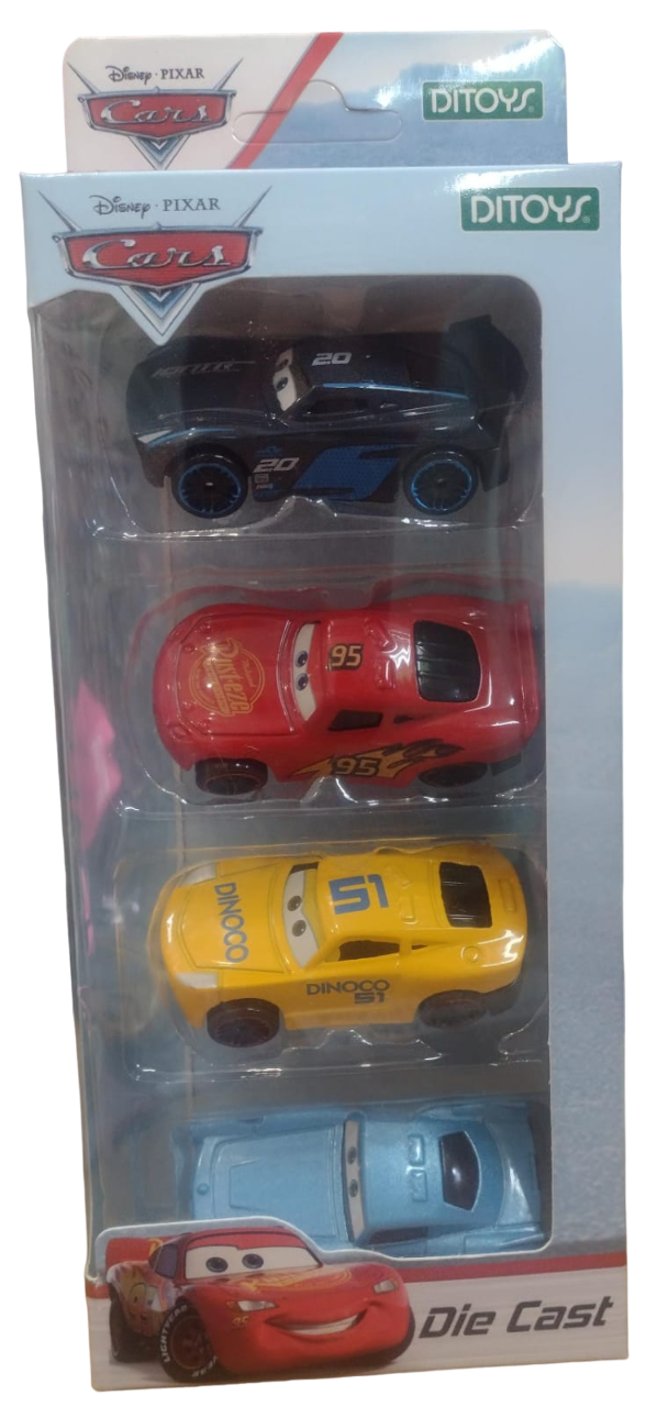 AUTO CARS METAL X4 EN CAJA