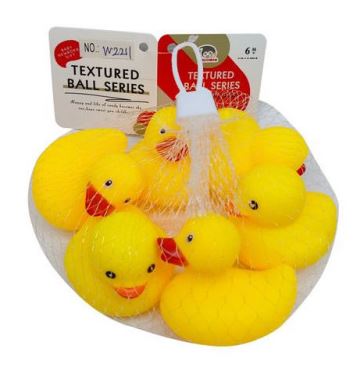 CHIFLE PATITOS X6 EN RED