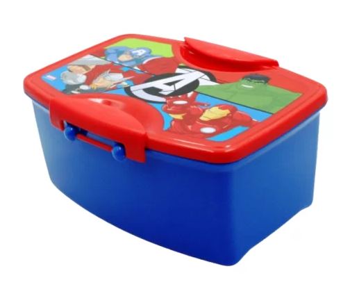 LUNCH BOX CON CUBIERTOS AVENGERS