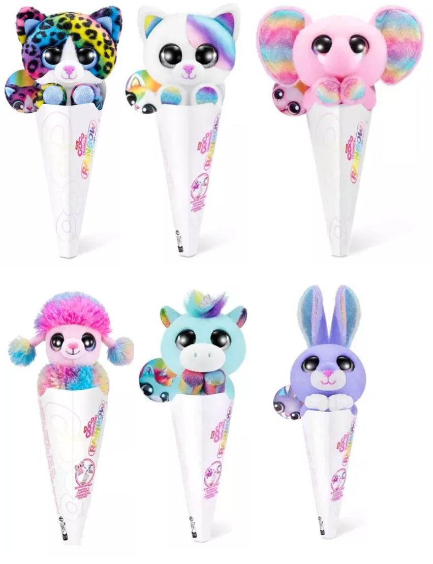 COCO PELUCHE SORPRESA RAINBOW (9631) - 6 MODELOS