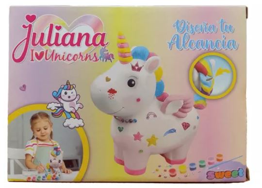 JULIANA UNICORNS DISEÑA TU ALCANCIA SWEET