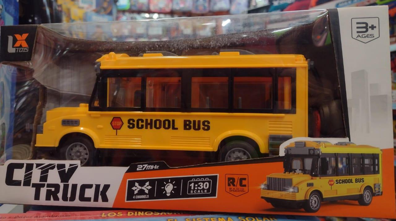 MICRO ESCOLAR R/C CON LUZ CITY TRUCK