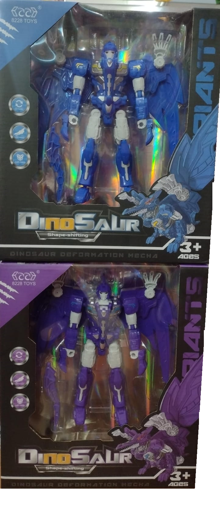 TRANSFORMER DINO CONVERTIBLE - 2 COLORES