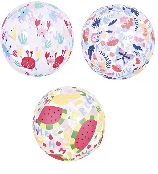 PELOTA INFLABLE 50CM - 3 DIBUJOS
