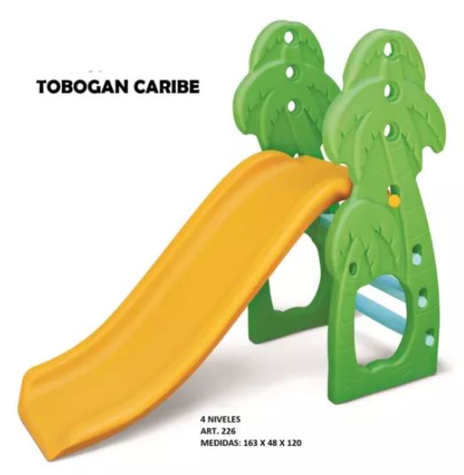 TOBOGAN CARIBE 3 ESCALONES - 4 NIVELES