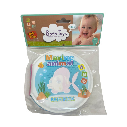 LIBRO DE BAÑO ANIMALES MARINOS