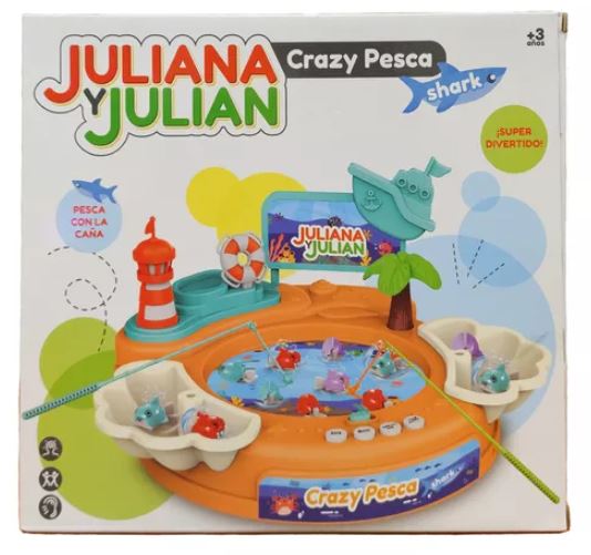 JULIANA Y JULIAN CRAZY PESCA SHARK