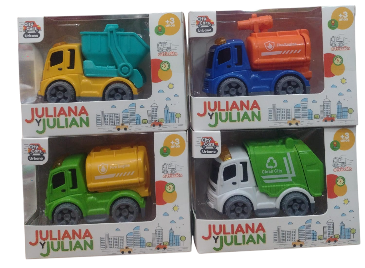 JULIANA Y JULIAN CITY CARS URBANO - 4 MODELOS