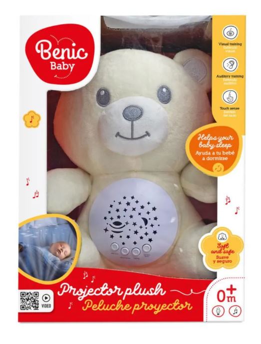 OSO PELUCHE PROYECTOR 10 CANCIONES