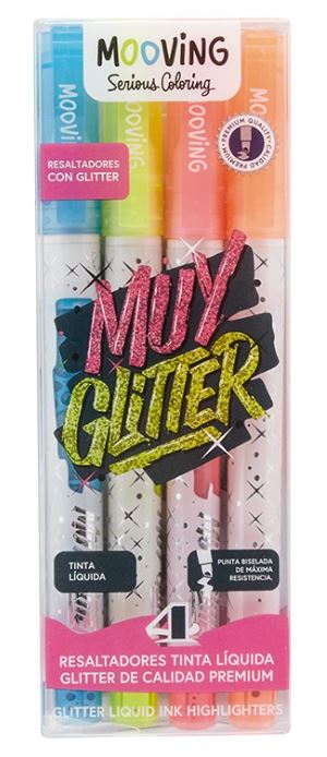 RESALTADORES GLITTER X4