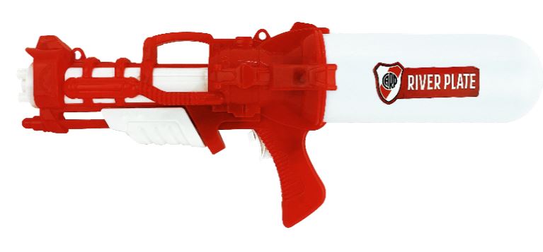 PISTOLA DE AGUA 43CM RIVER PLATE