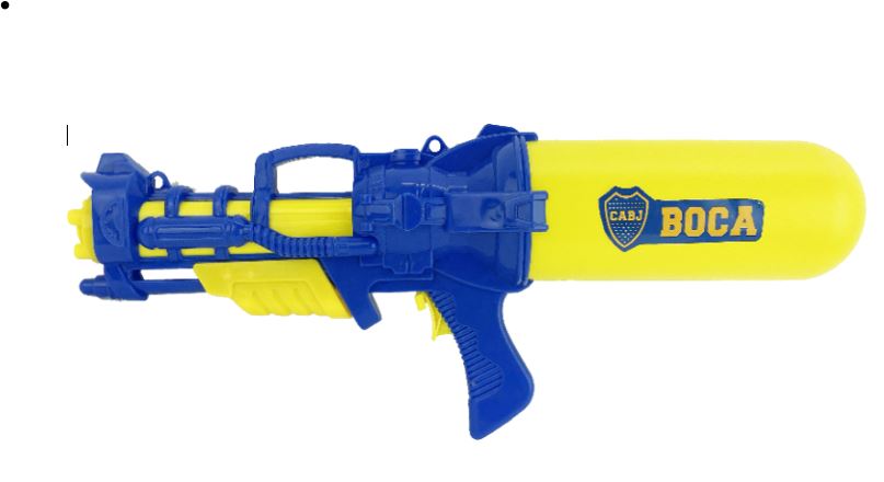 PISTOLA DE AGUA 43CM BOCA JR