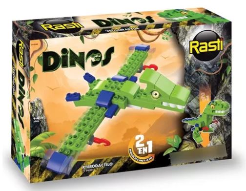 RASTI DINOS 2EN1 72 PIEZAS