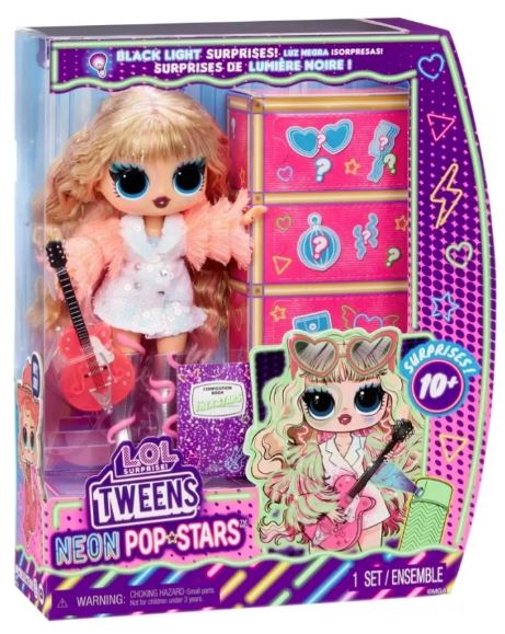 LOL TWEENS MUÑECA NEON POP STARS THEA STARS