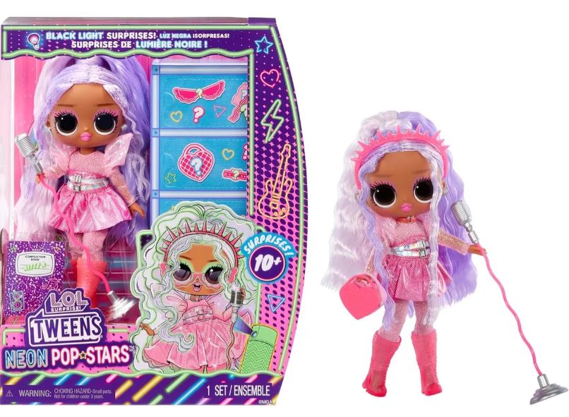 LOL TWEENS MUÑECA NEON POP STARS KITTY K