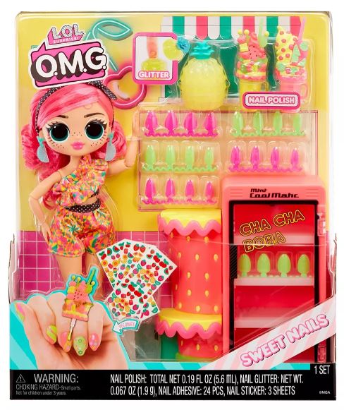 LOL OMG MUÑECA SWEET NAILS 23 CM - 3 MODELOS
