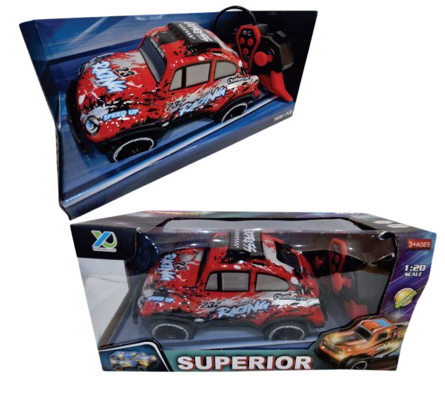 AUTO R/C ESC. 1:20 BEETLE CON LUZ