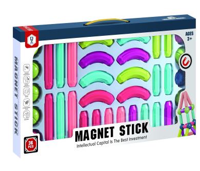 MAGNET STICK PALITOS Y PELOTAS  36 PIEZAS